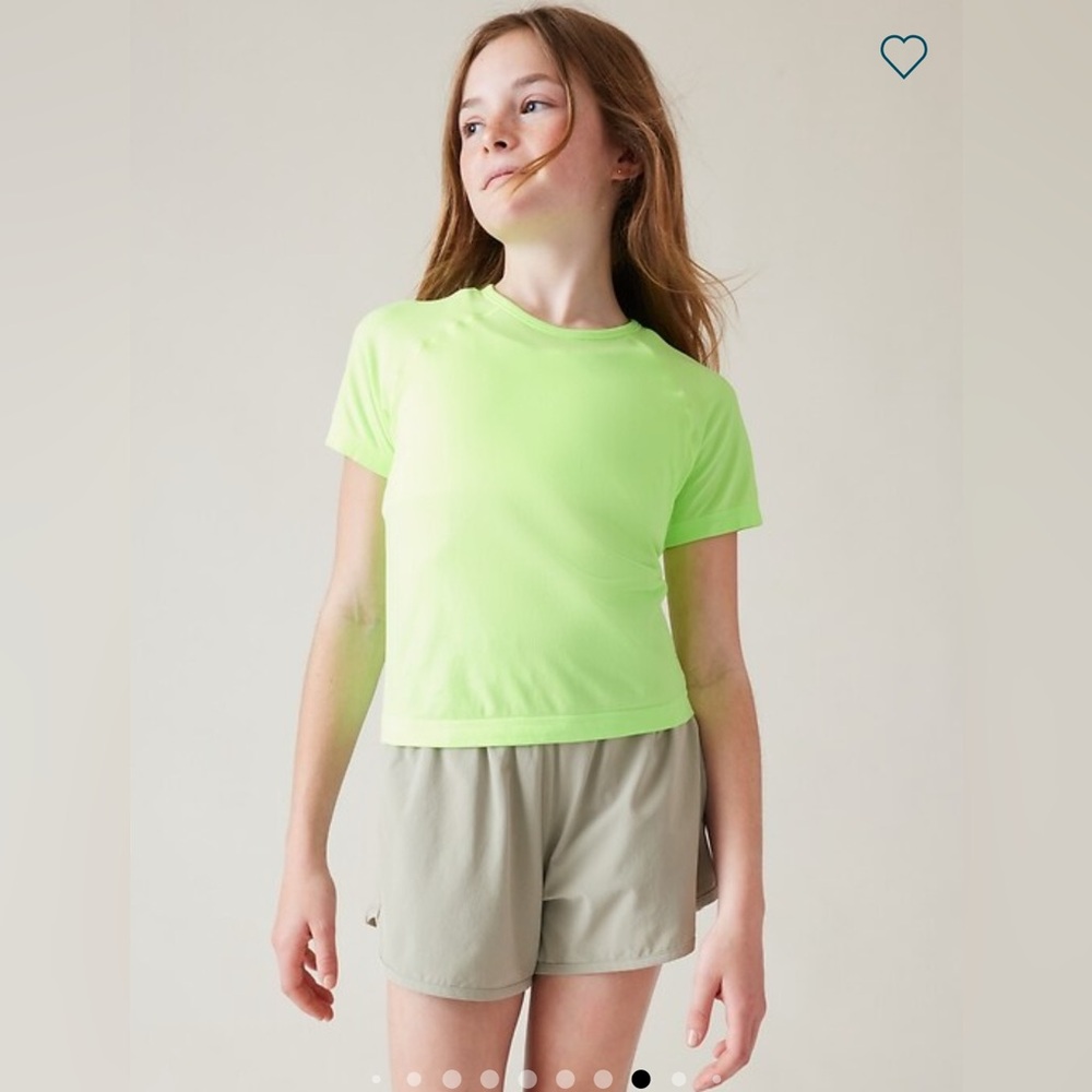 Athleta Girls Power Up seamless Sport Length Tee
